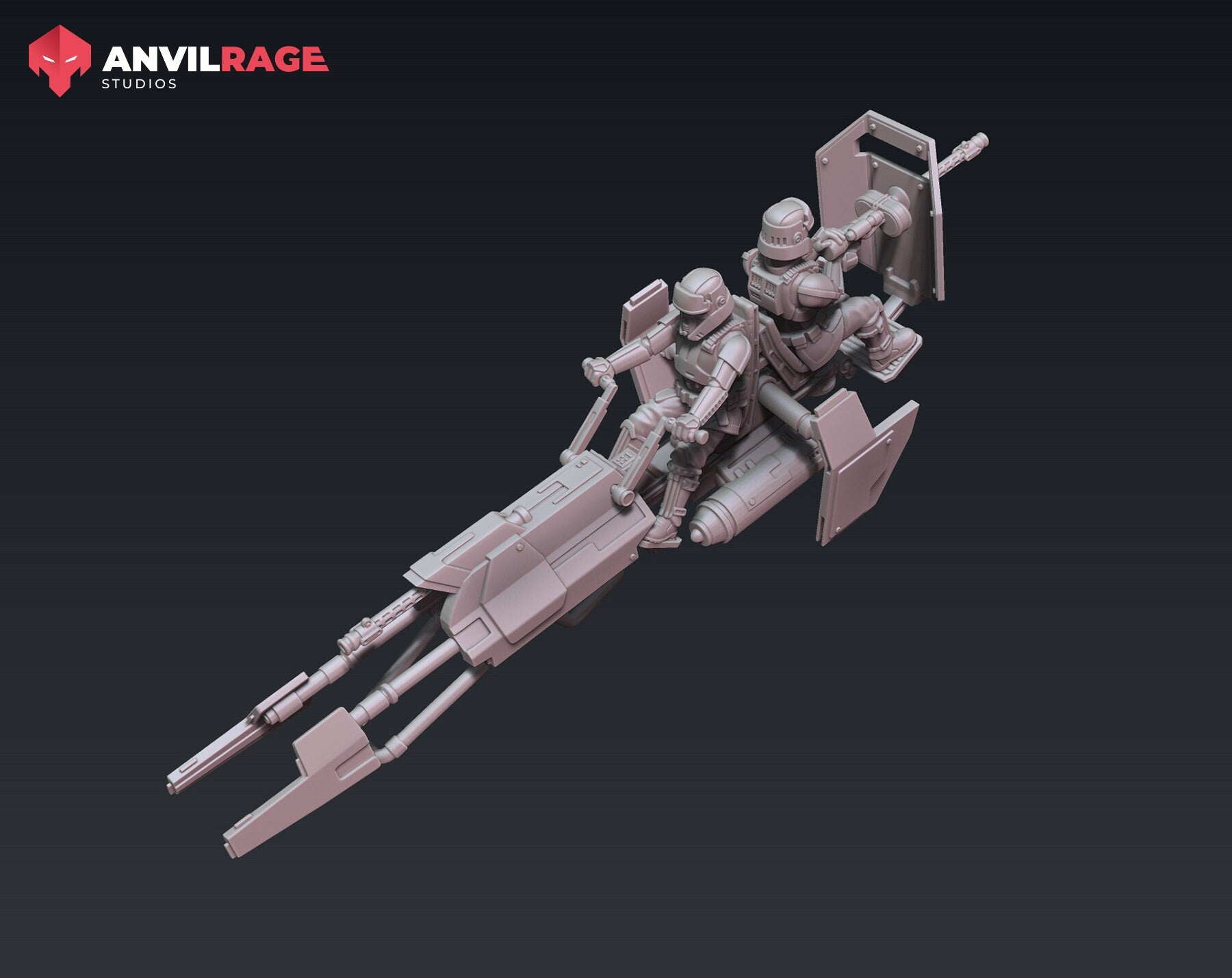 Gunline Heavy Recon Bike (Sculpted by Anvilrage Studios)