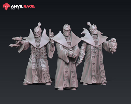 Syndicate Lizards - set of 3 (Sculpted by Anvilrage Studios)