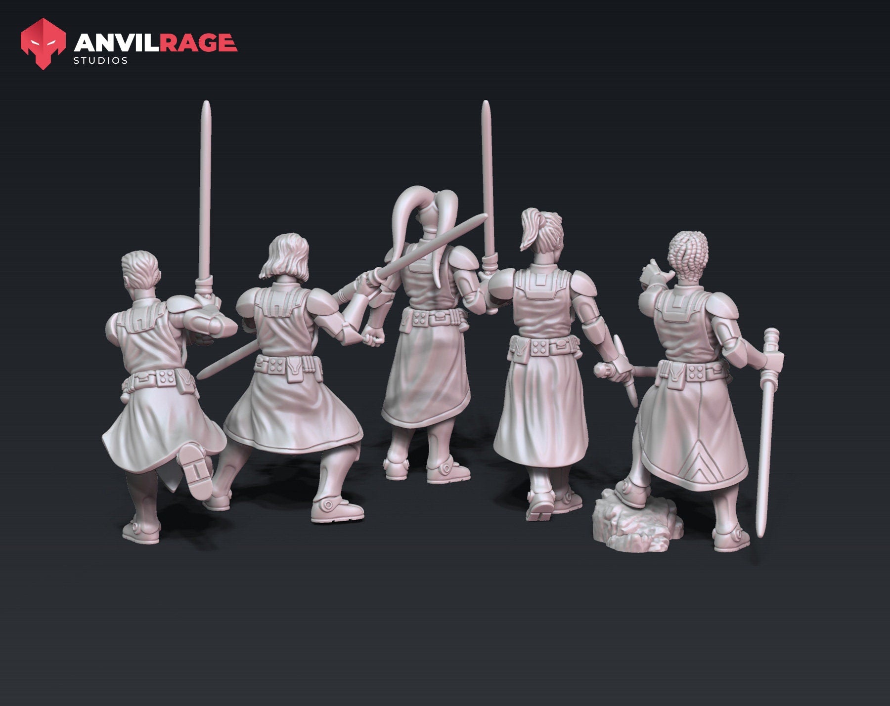 Ladies of the Force - set of 5 (Sculpted by Anvilrage Studios)