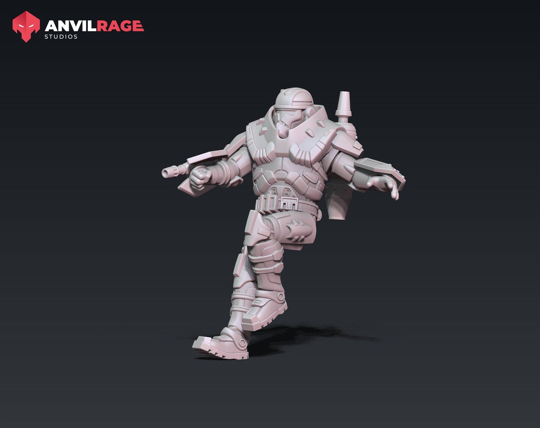 Blaze Trooper Kit - set of 8 (Sculpted by Anvilrage Studios)