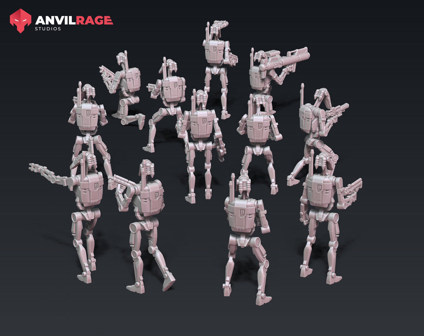 Clankers Kit - set of 10 (Sculpted by Anvilrage Studios)