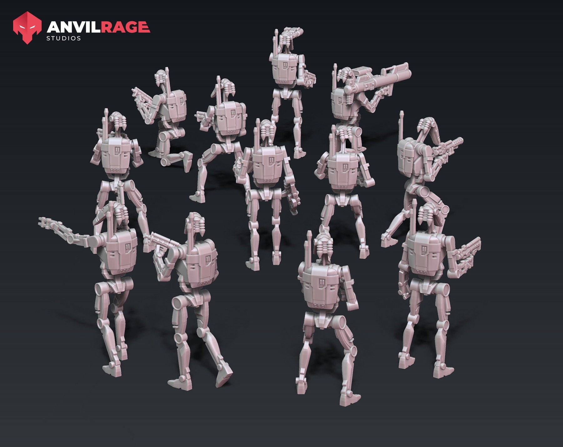 Clankers Kit - set of 10 (Sculpted by Anvilrage Studios)