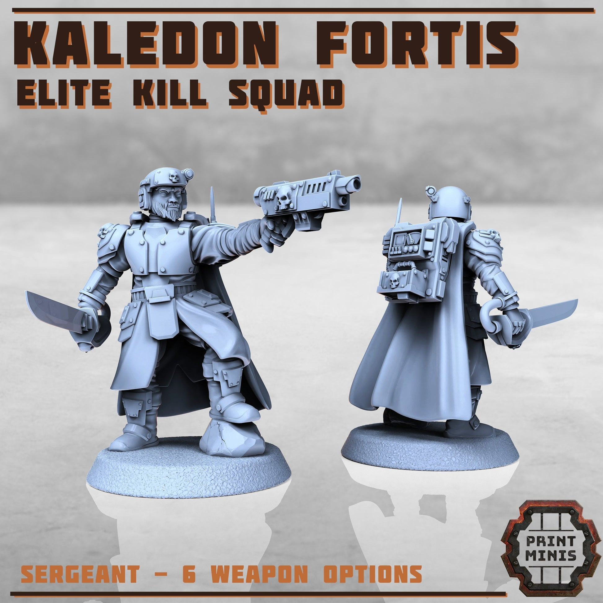 Elite Kill Squad - Kaledon Fortis Army (set of 10) by Print Minis