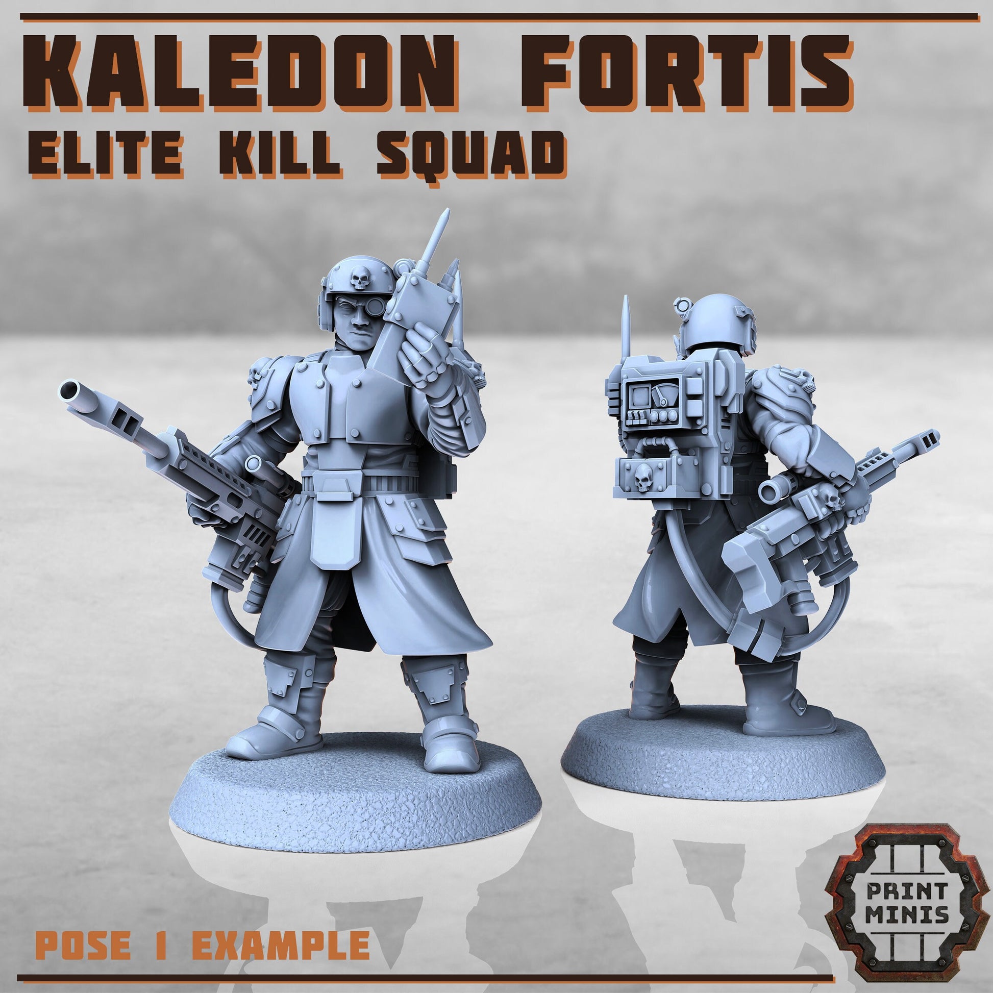 Elite Kill Squad - Kaledon Fortis Army (set of 10) by Print Minis