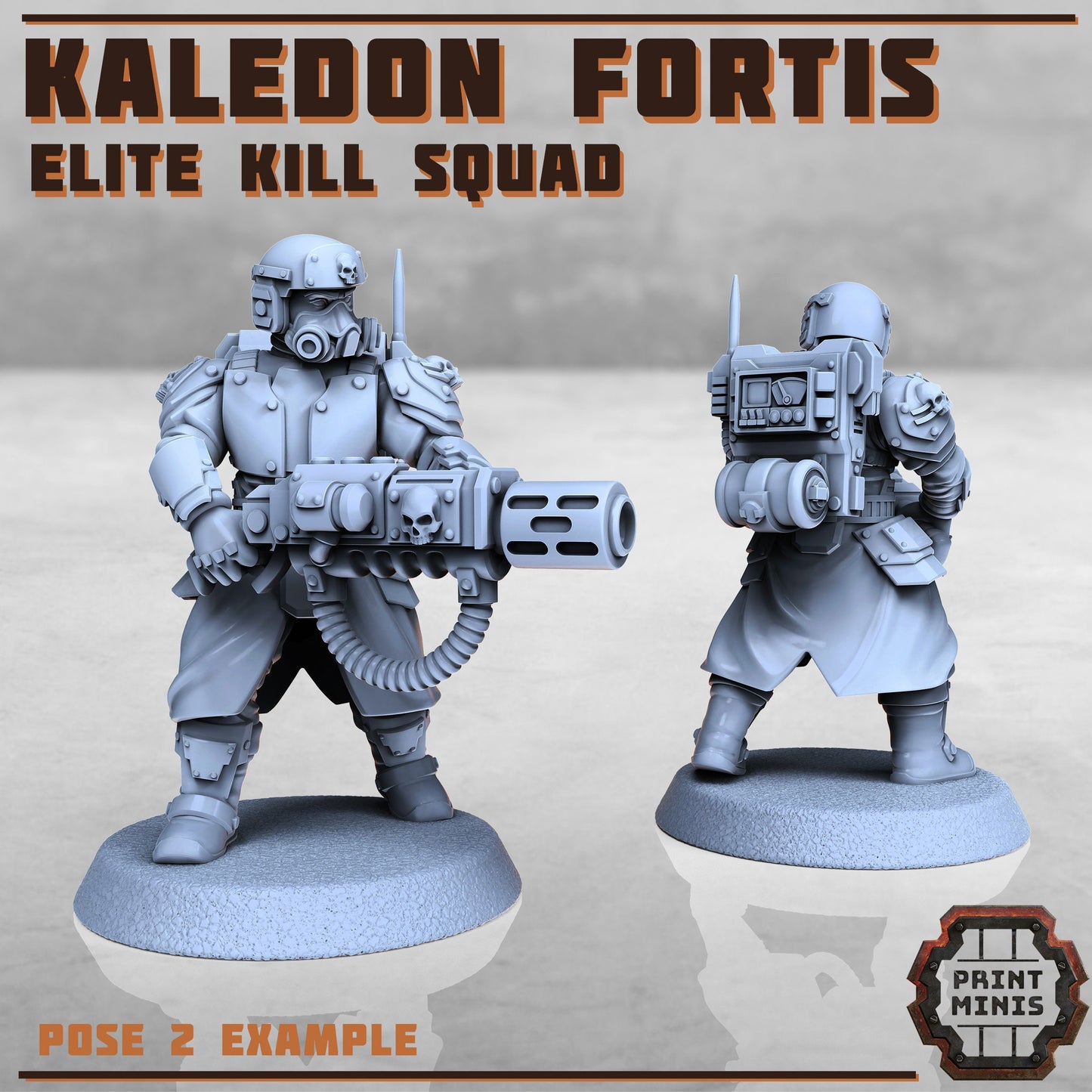 Elite Kill Squad - Kaledon Fortis Army (set of 10) by Print Minis