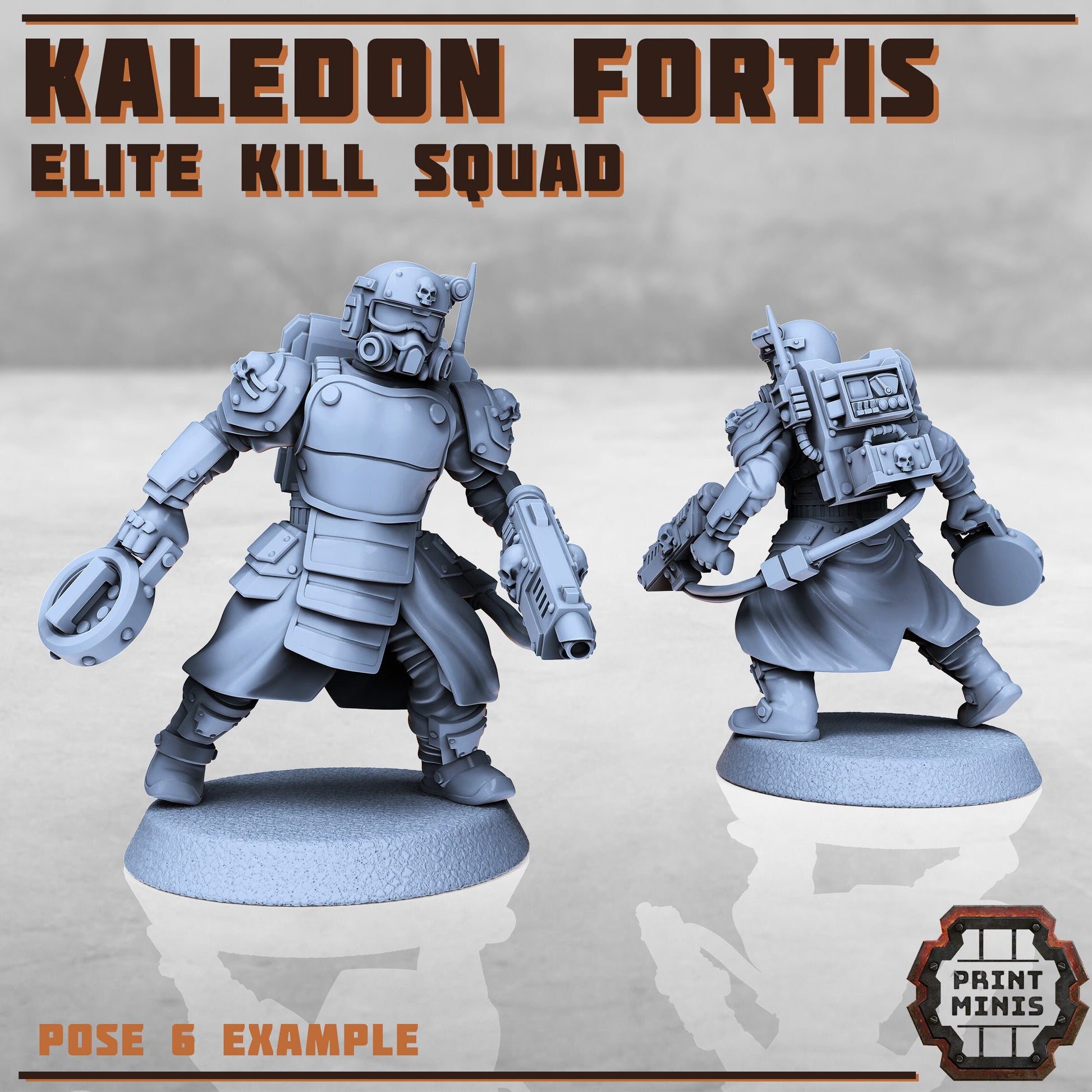 Elite Kill Squad - Kaledon Fortis Army (set of 10) by Print Minis