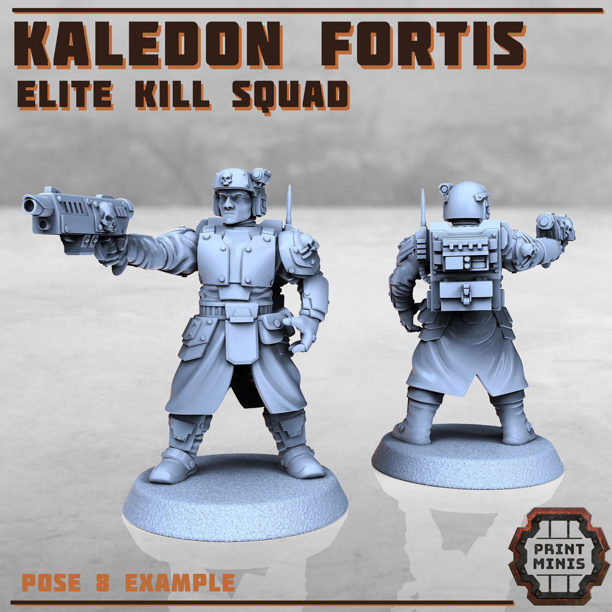 Elite Kill Squad - Kaledon Fortis Army (set of 10) by Print Minis