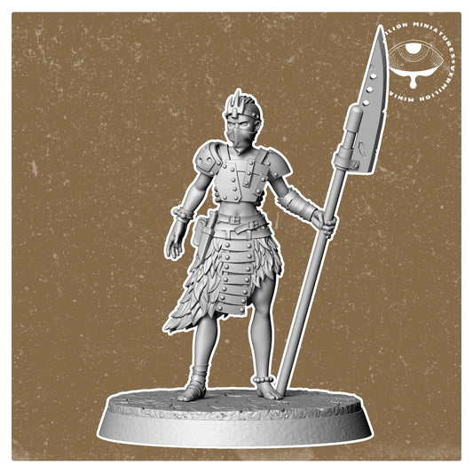Tribal - Tribal Girl (Sculpted by Vermillion Miniatures)