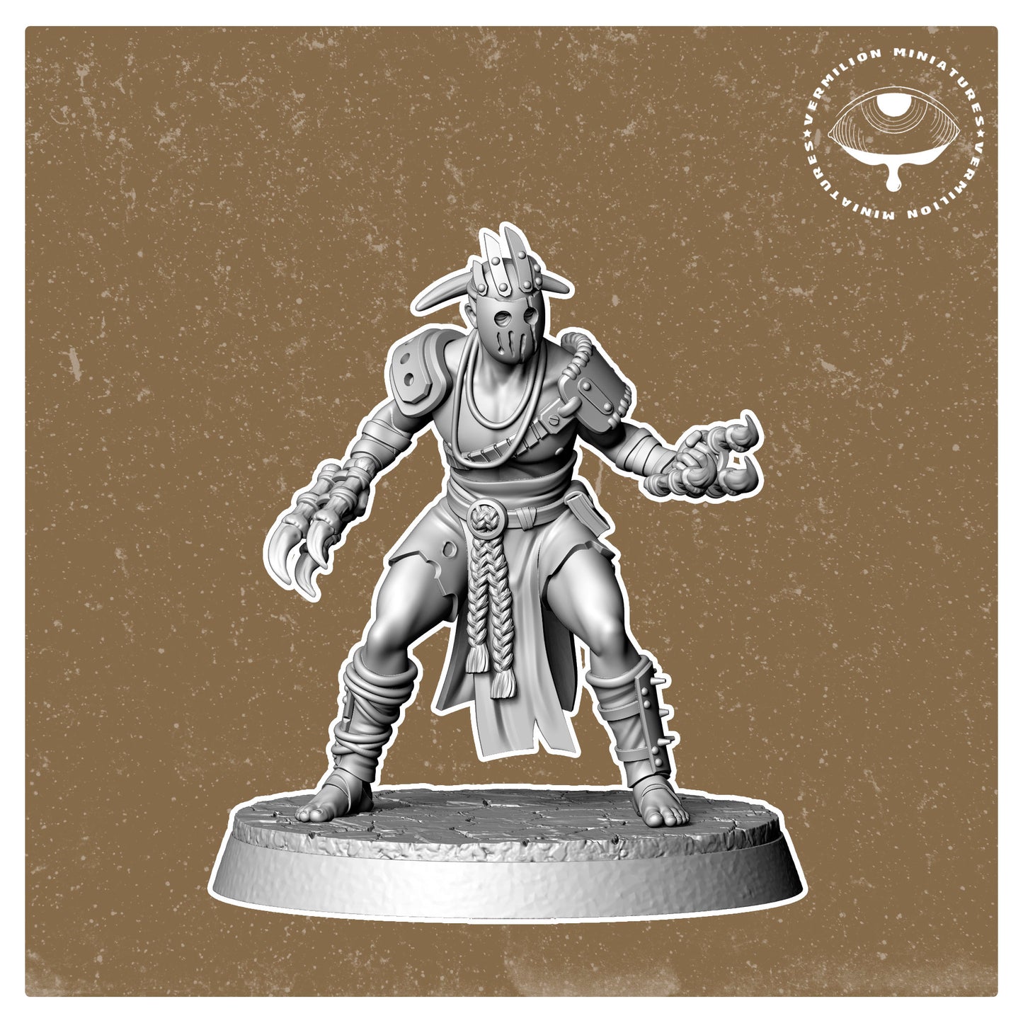 Tribal - Tribal Man 3 (Sculpted by Vermillion Miniatures)