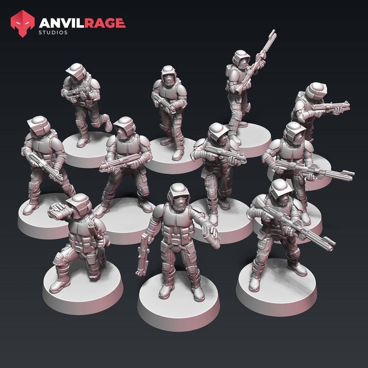 Replicator Scouts - set of 6 / 10 (Sculpted by Anvilrage Studios)