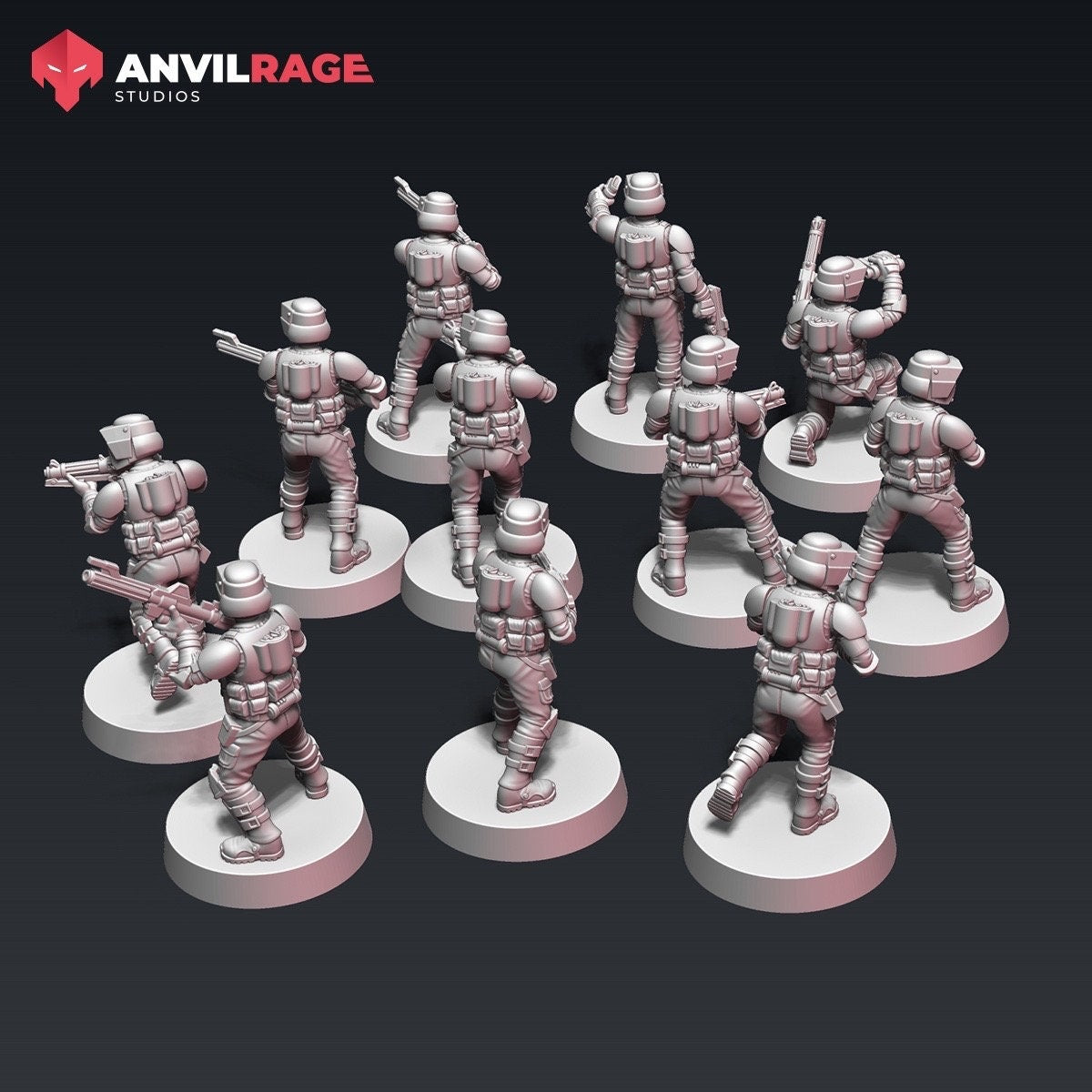 Replicator Scouts - set of 6 / 10 (Sculpted by Anvilrage Studios)