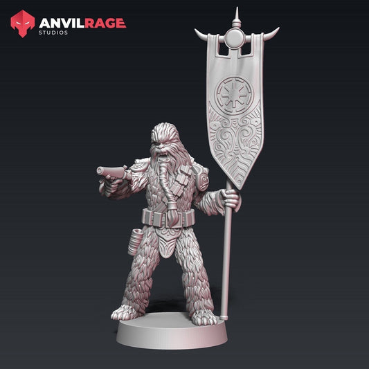 Furry Standard Bearer (Sculpted by Anvilrage Studios)