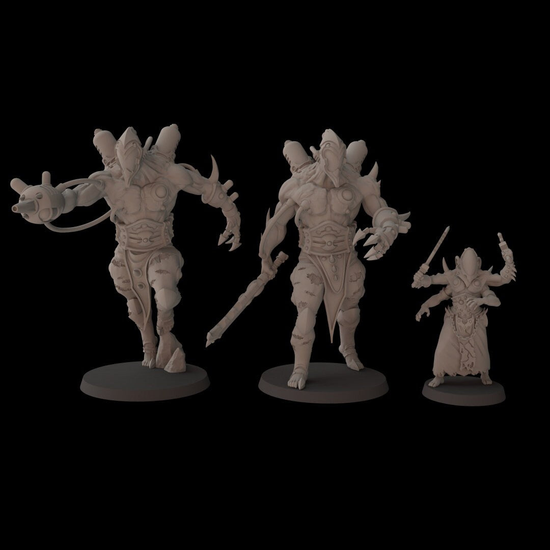 Dark Aeterni Mutants - set of 2 (Sculpted by Fantasy Cult Miniatures)