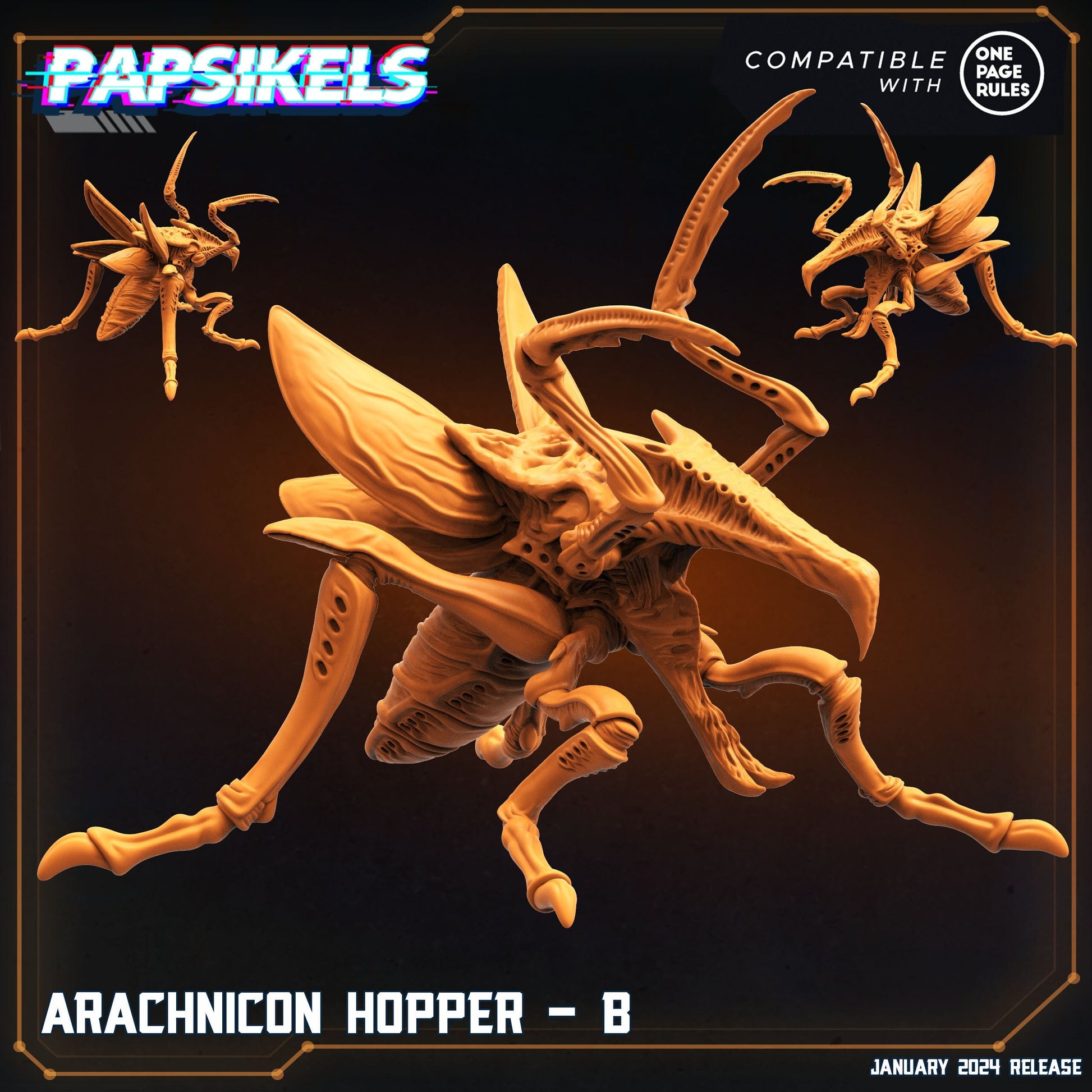 Arachnicon Hopper B (sculpted by Papsikels)