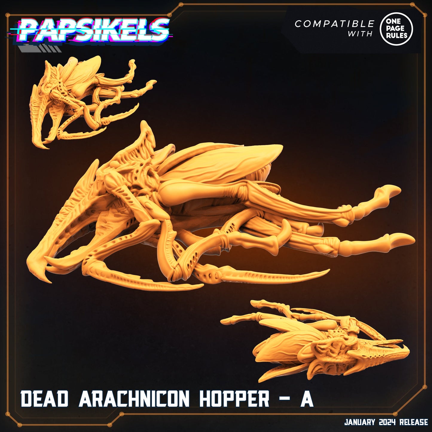 Dead Arachnicon Hoppers - set of 2 (sculpted by Papsikels)