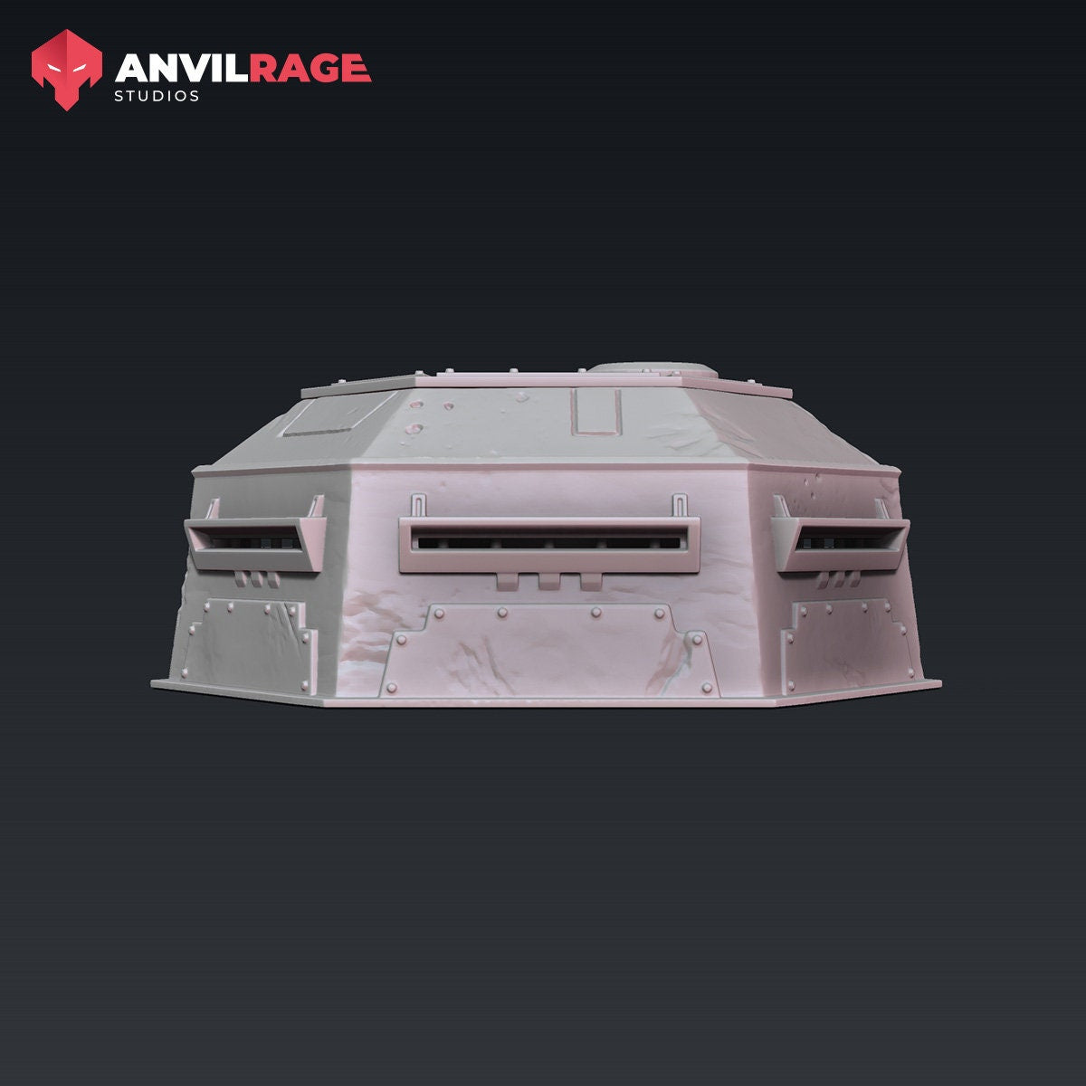 Bunker - FDM sci-fi terrain (Sculpted by Anvilrage Studios)