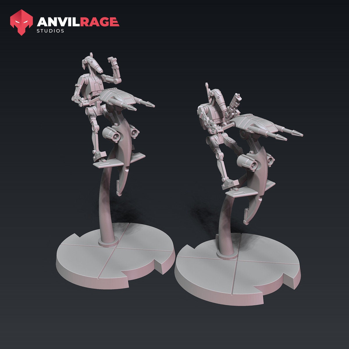 Clanker Speeders - set of 2 (Sculpted by Anvilrage Studios)