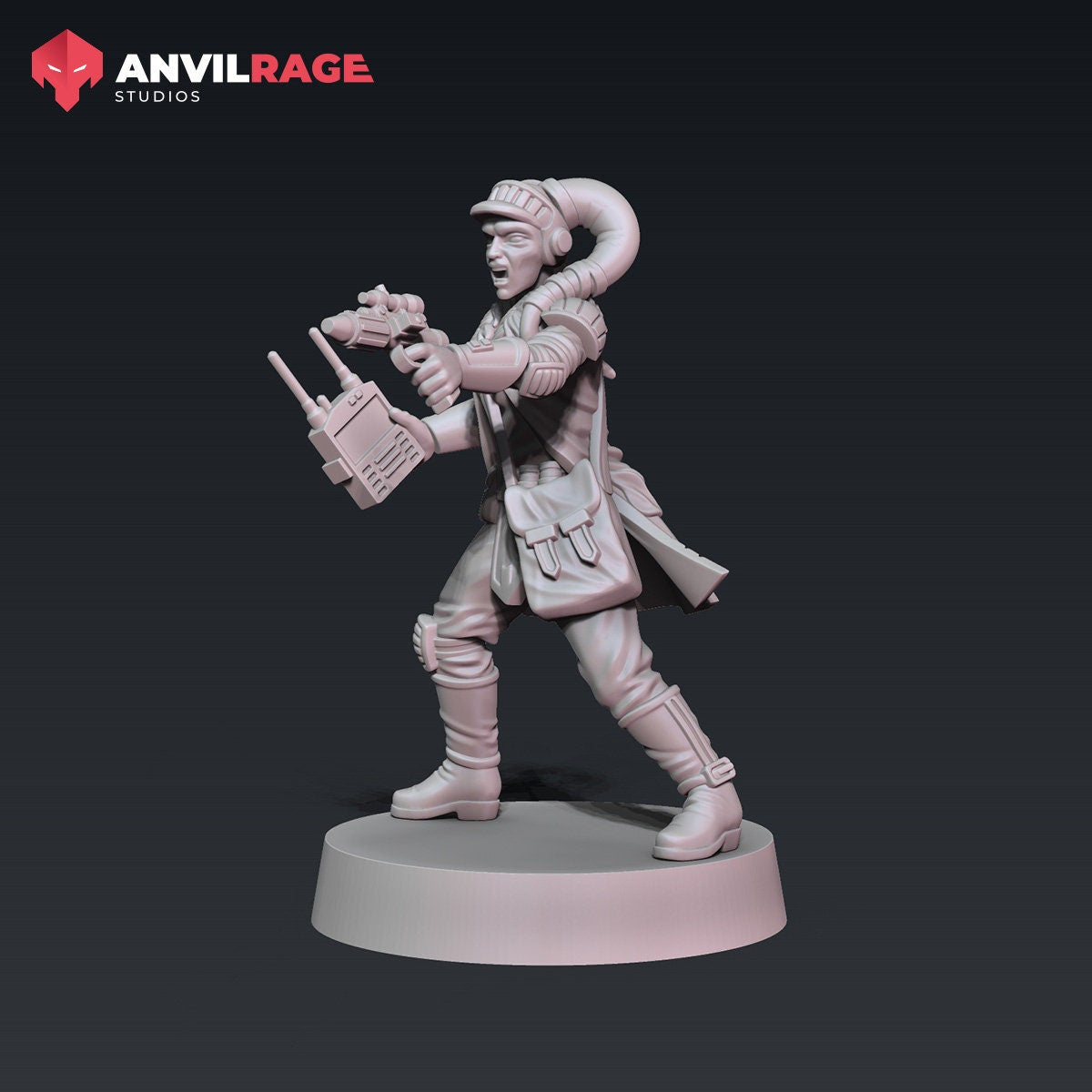 Freedom Fighter Female Commander (Sculpted by Anvilrage Studios)