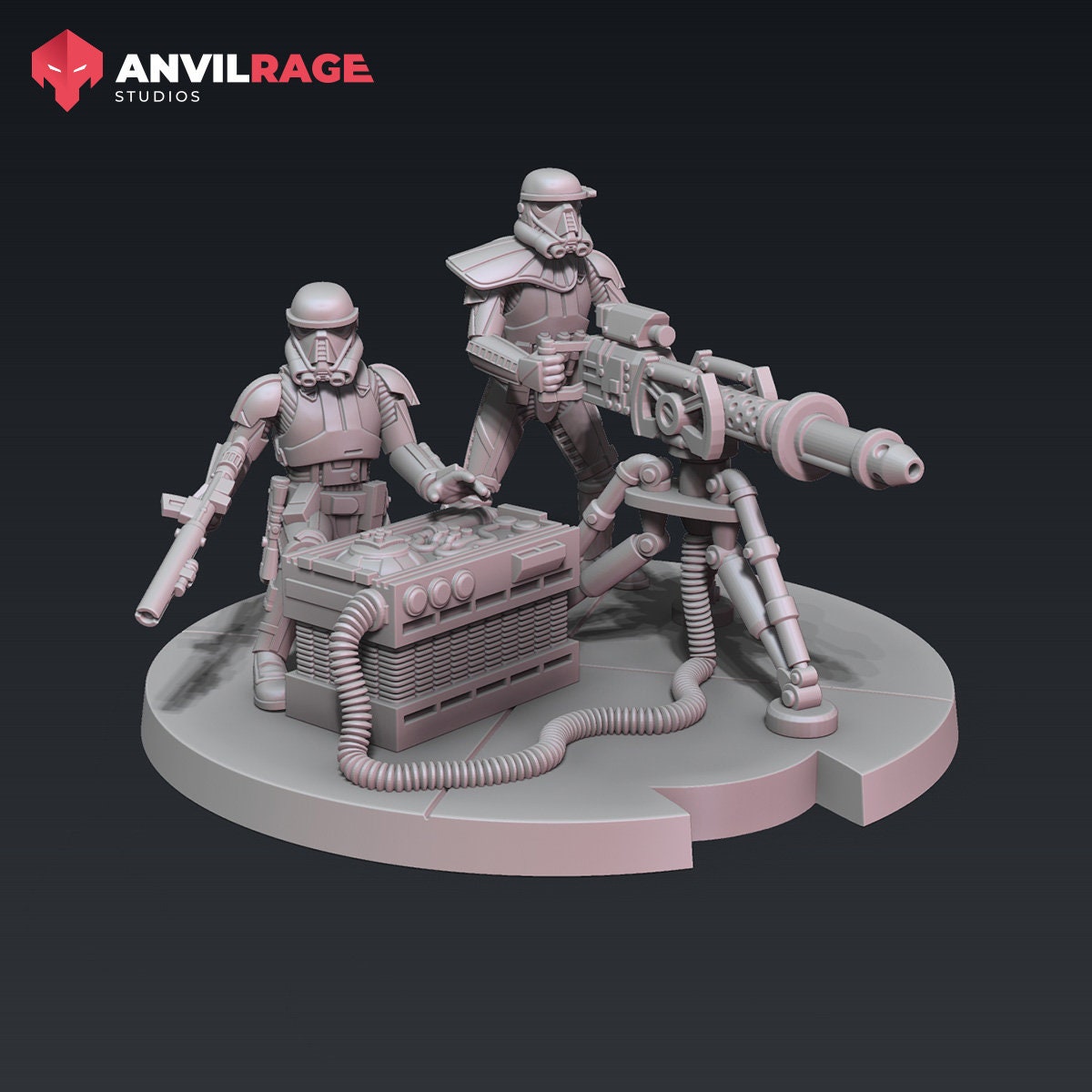 Enhanced Trooper E-Blaster (Sculpted by Anvilrage Studios)
