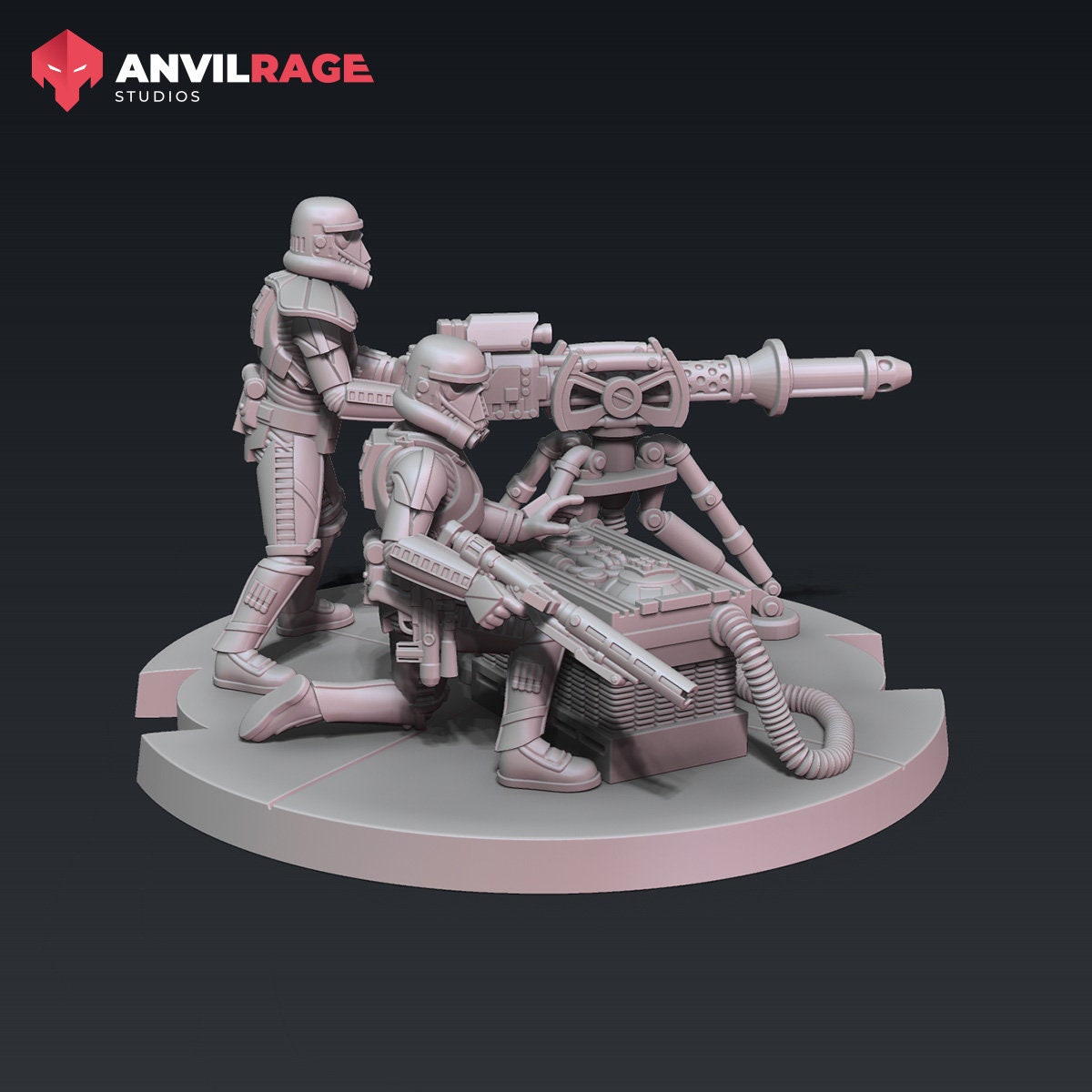 Enhanced Trooper E-Blaster (Sculpted by Anvilrage Studios)
