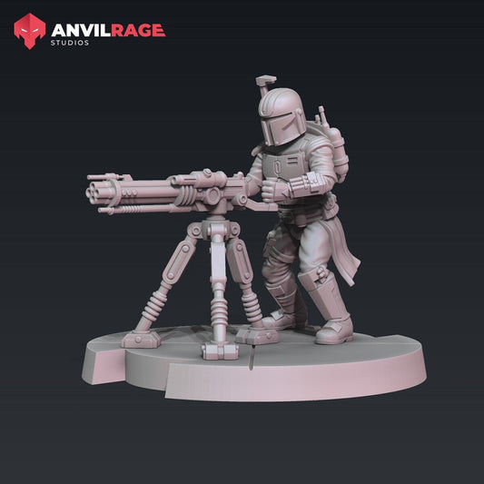 Old Way Mercenary Medium Blaster - 1 turret (Sculpted by Anvilrage Studios)