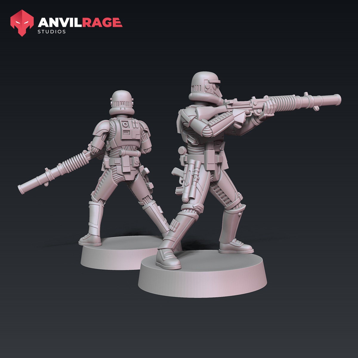 Remnant Scout Rocket Launcher - Set of 2 (Sculpted by Anvilrage Studios)