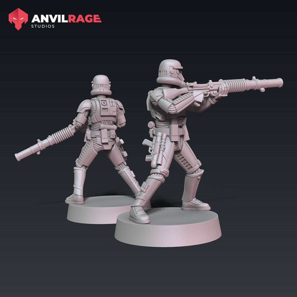 Remnant Enhanced Trooper with T21 - Set of 2 (Sculpted by Anvilrage Studios)