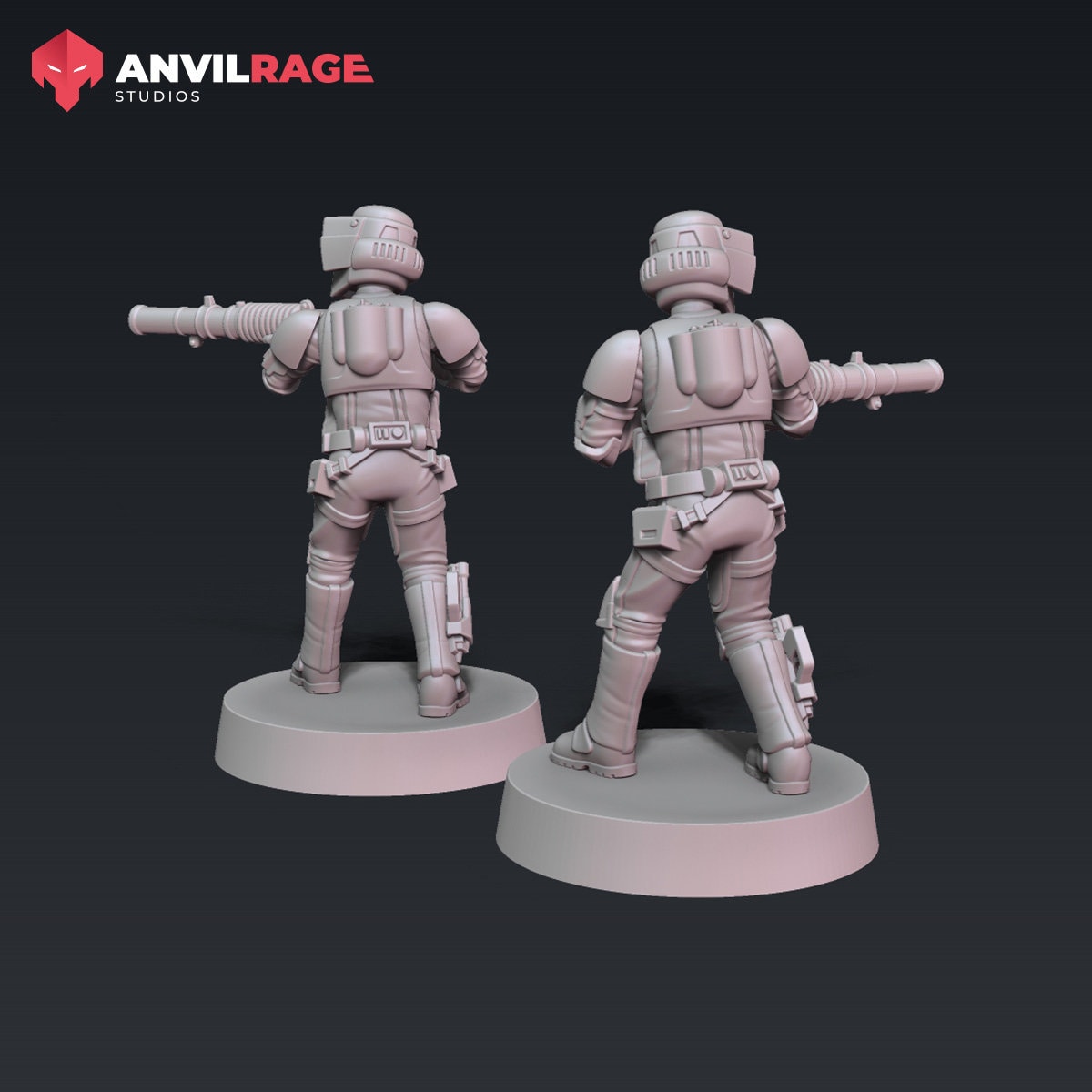 Remnant Scout with T21 - Set of 2 (Sculpted by Anvilrage Studios)