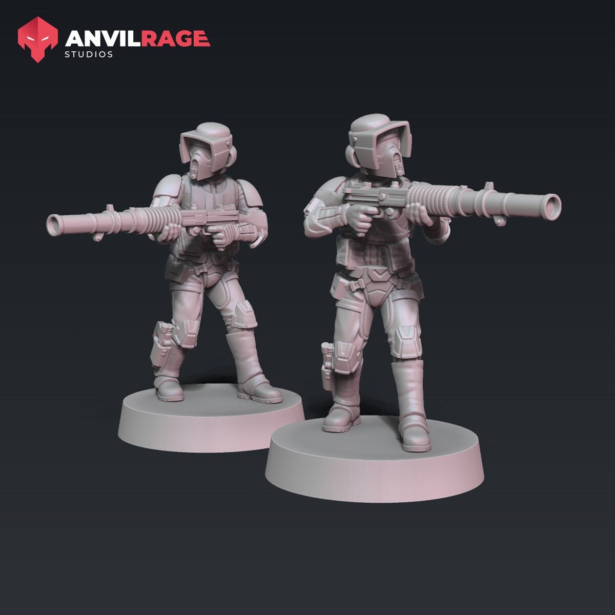 Remnant Scout with T21 - Set of 2 (Sculpted by Anvilrage Studios)