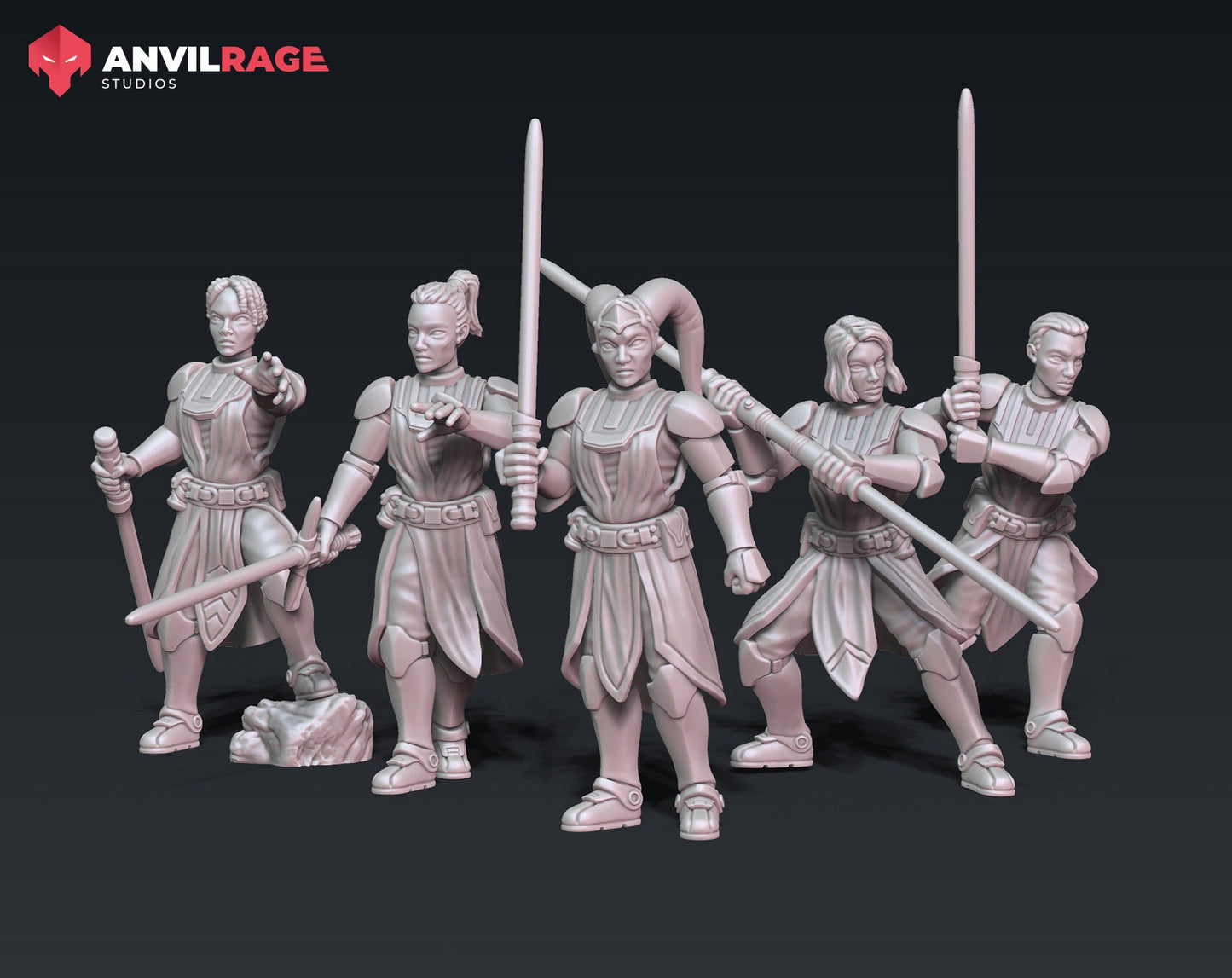 Ladies of the Force - set of 5 (Sculpted by Anvilrage Studios)
