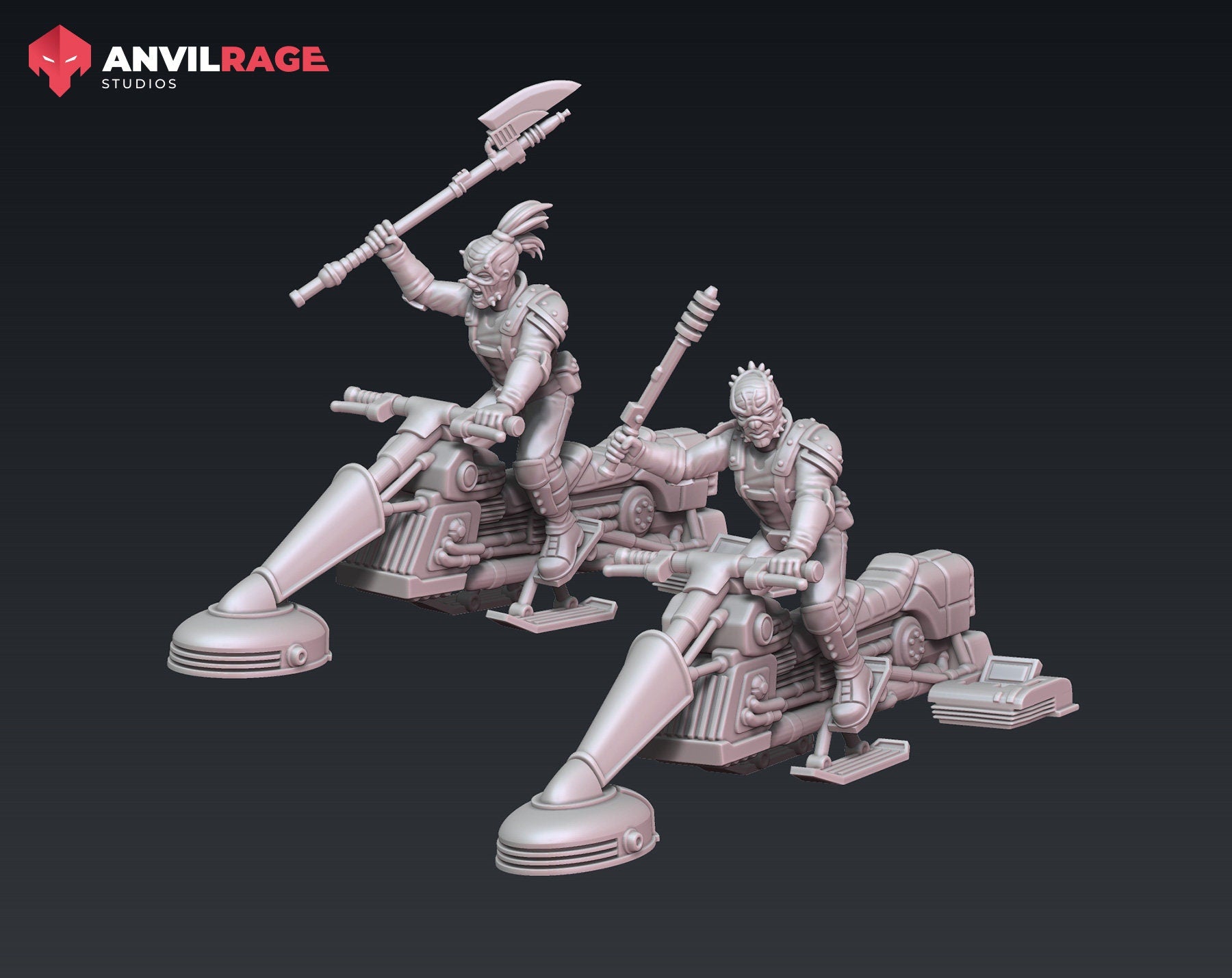 Pirate Raiders - Set of 2 (Sculpted by Anvilrage Studios)