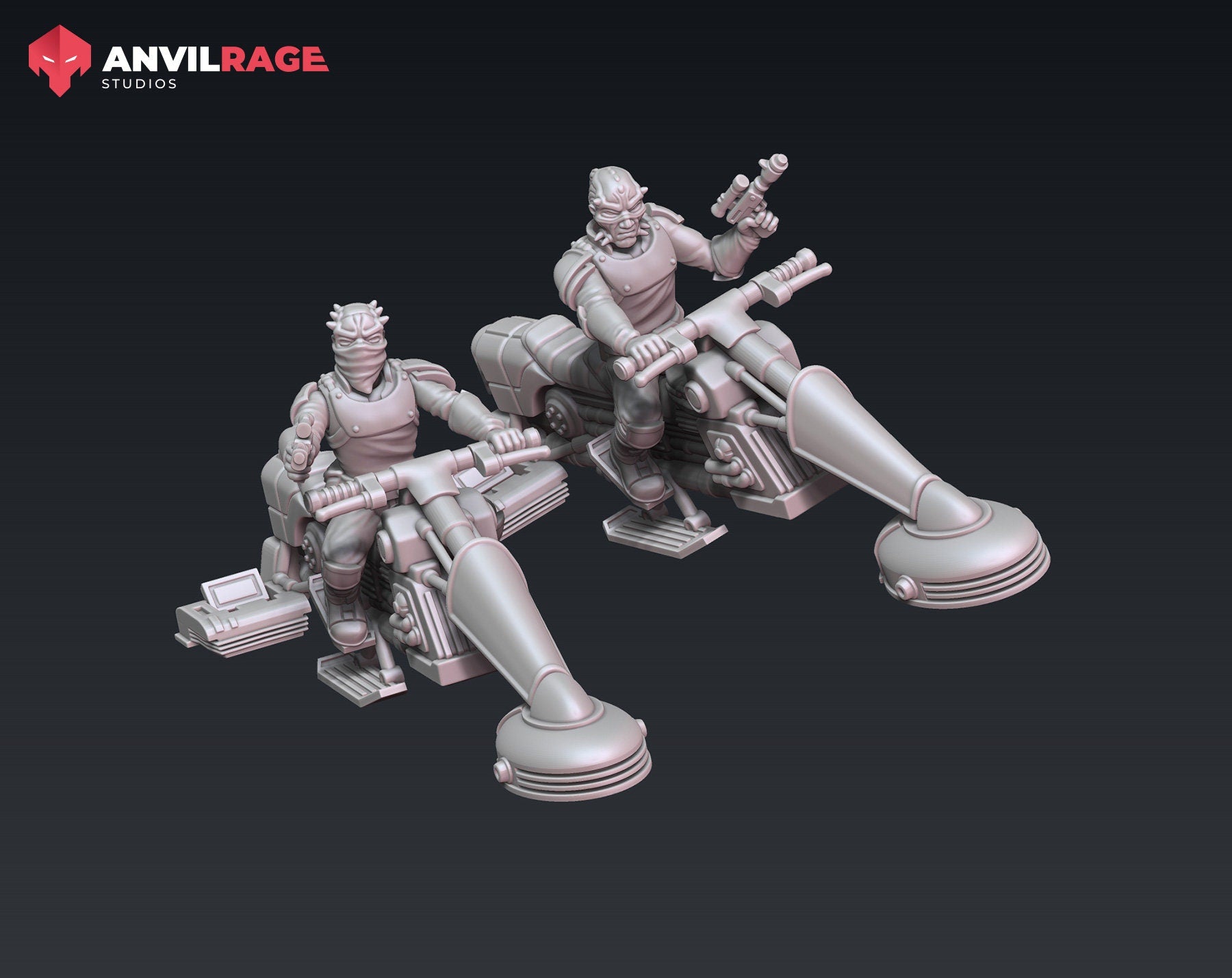 Pirate Raiders - Set of 2 (Sculpted by Anvilrage Studios)