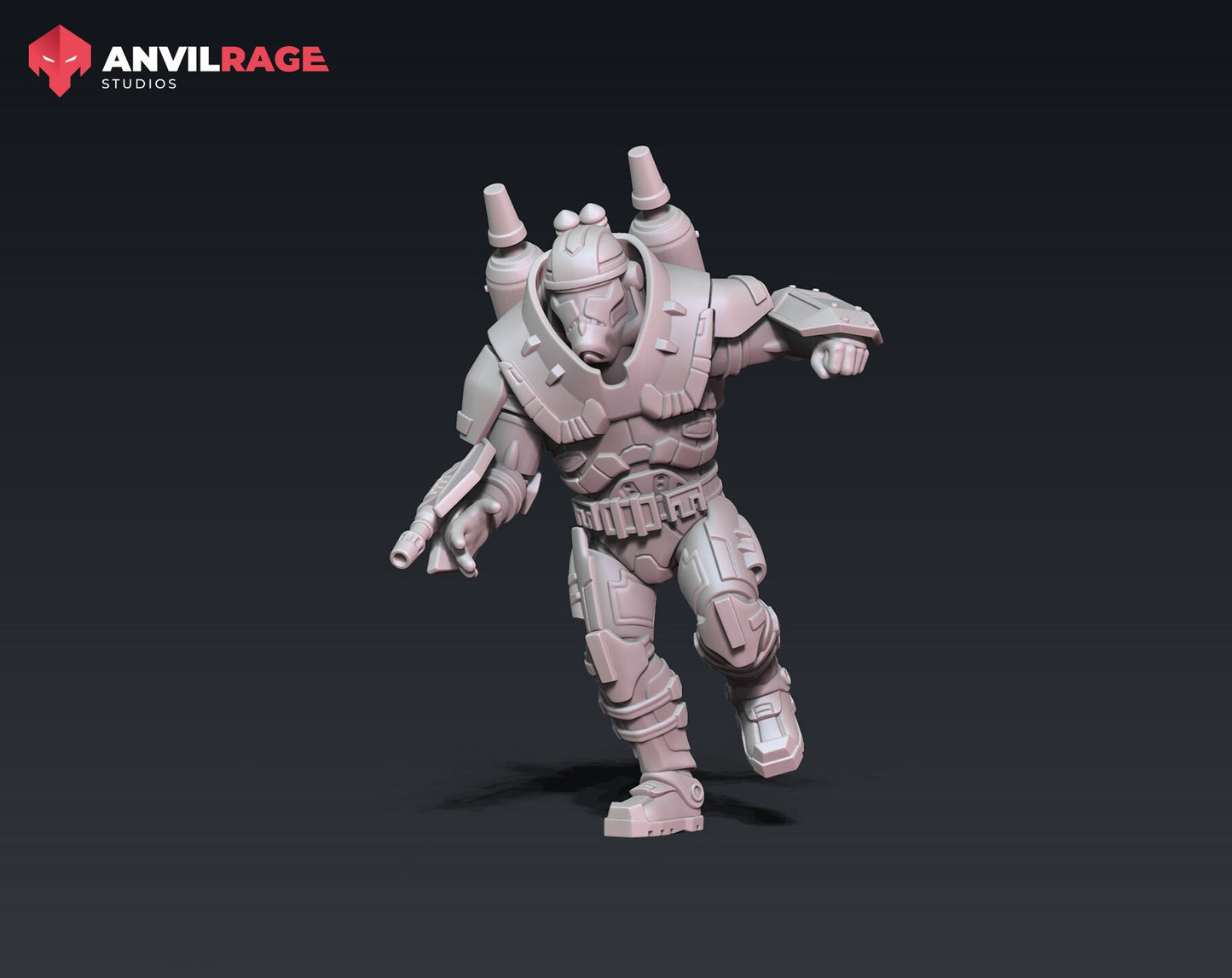 Blaze Trooper Kit - set of 8 (Sculpted by Anvilrage Studios)