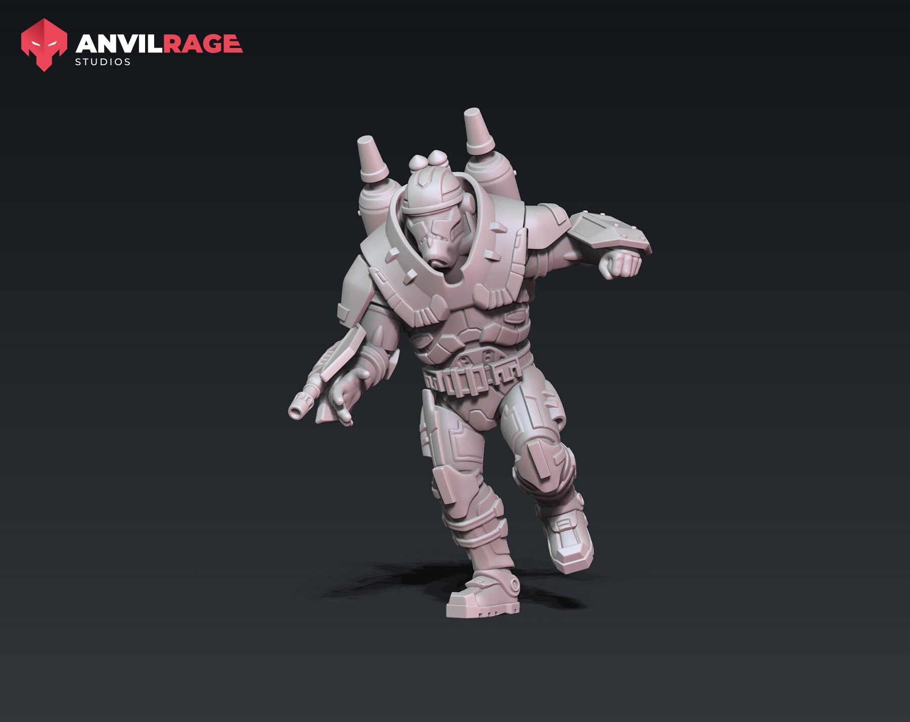 Blaze Trooper Kit - set of 8 (Sculpted by Anvilrage Studios)