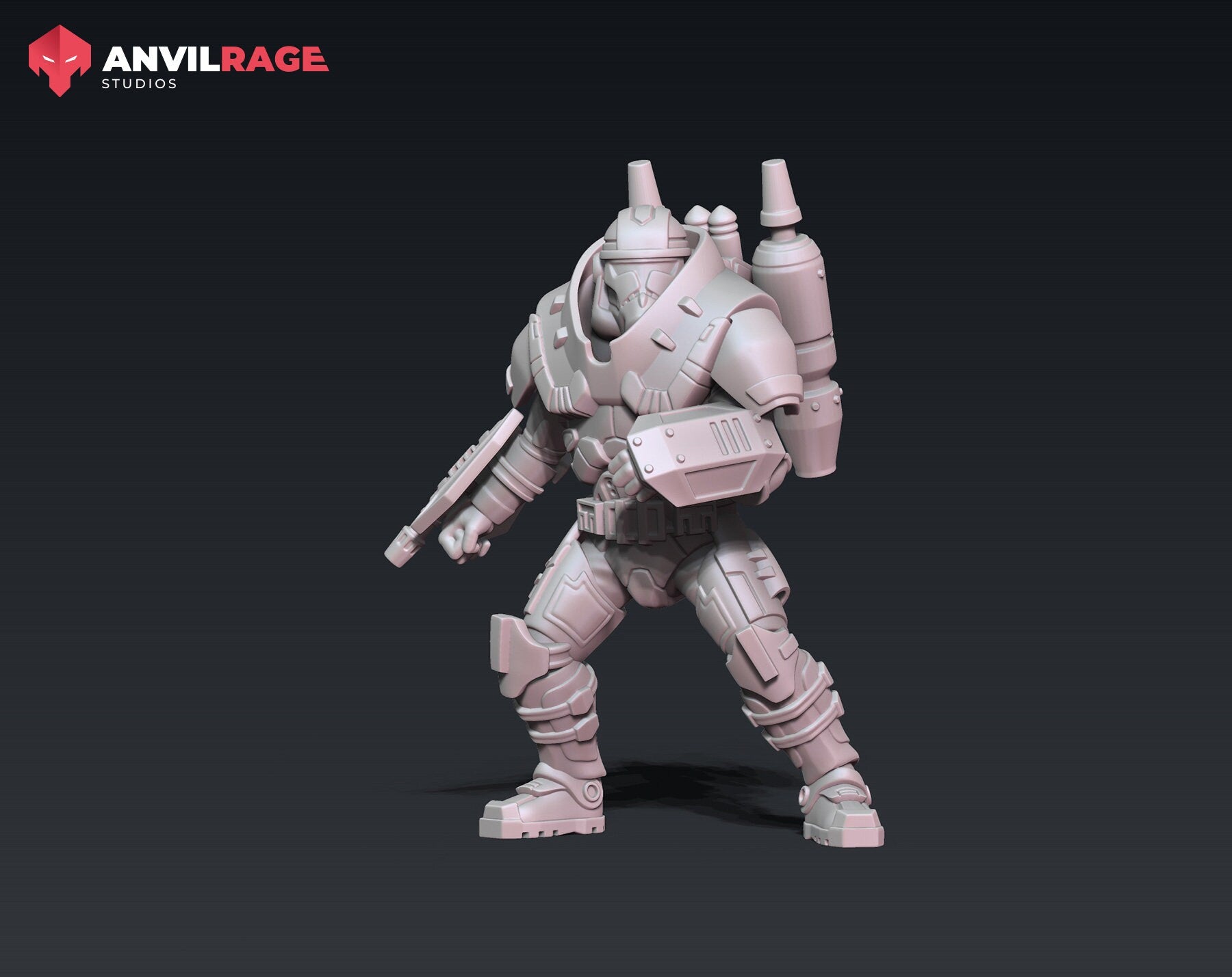 Blaze Trooper Kit - set of 8 (Sculpted by Anvilrage Studios)