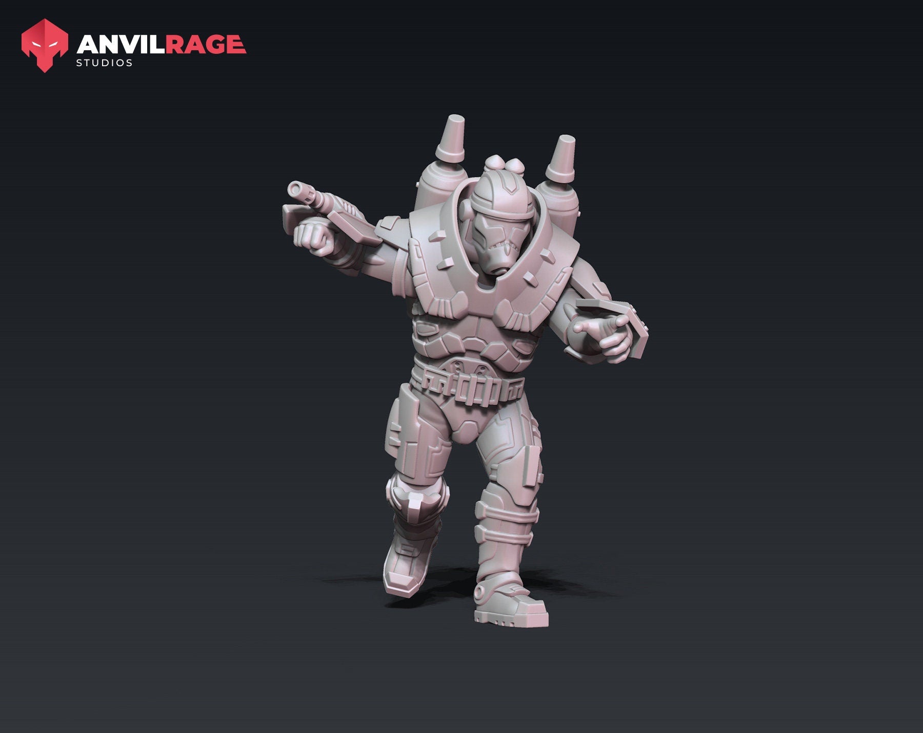 Blaze Trooper Kit - set of 8 (Sculpted by Anvilrage Studios)