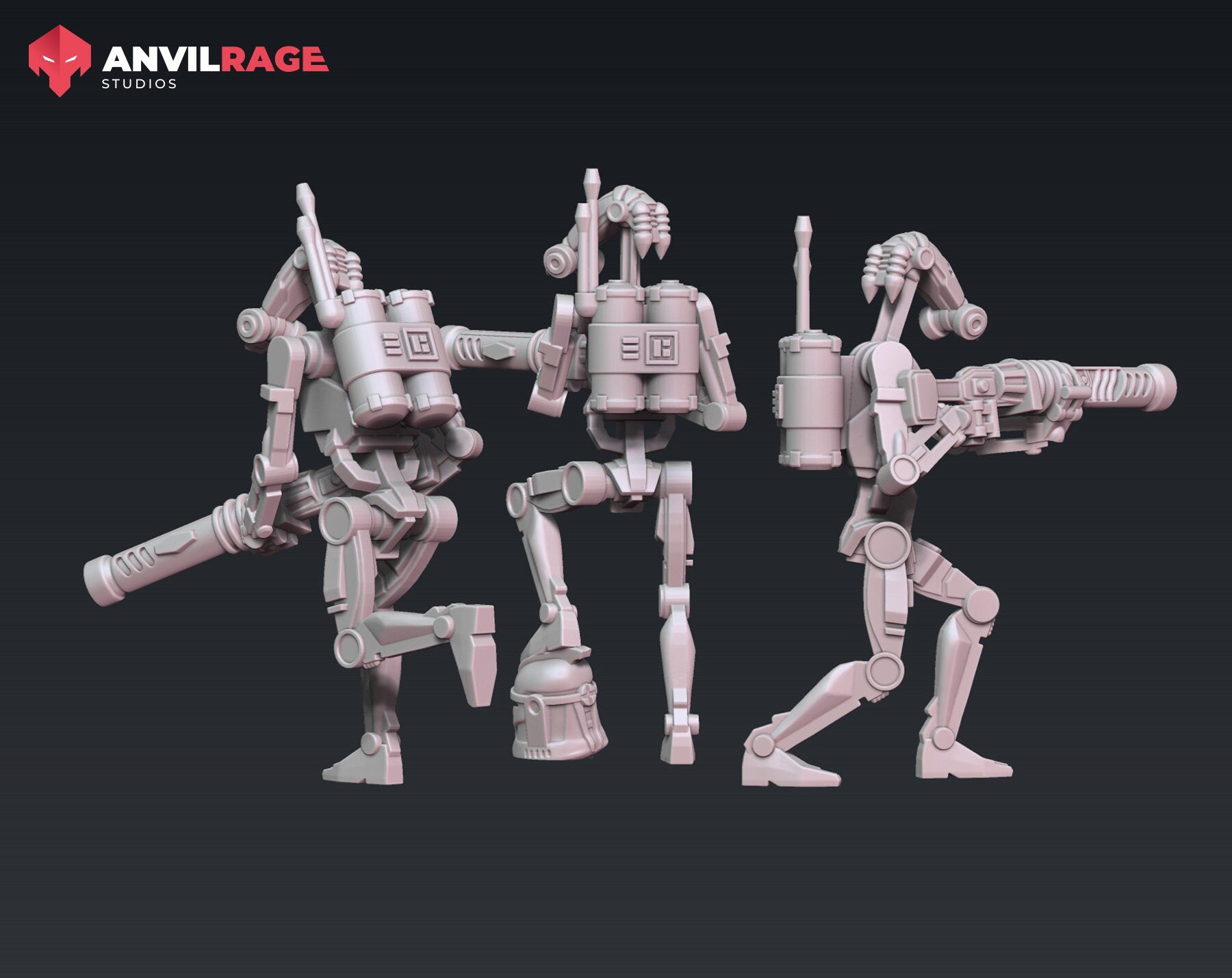 Radiation Clankers - Set of 3 (Sculpted by Anvilrage Studios)