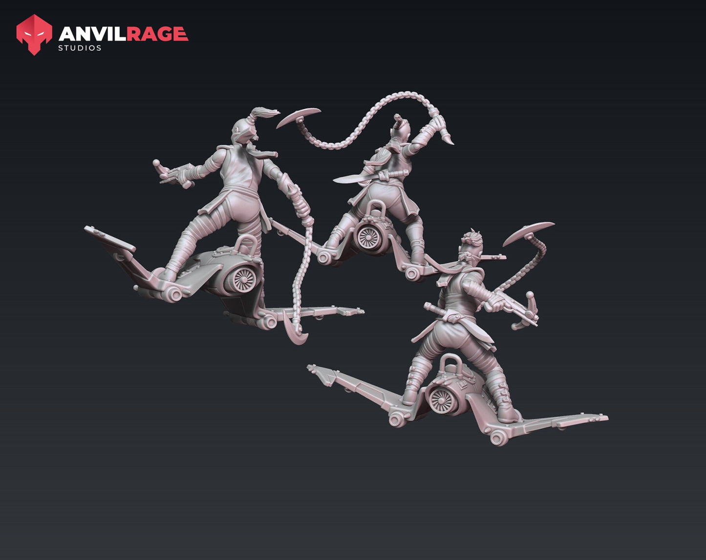 Bloodwing Witches - set of 3 (Sculpted by Anvilrage Studios)