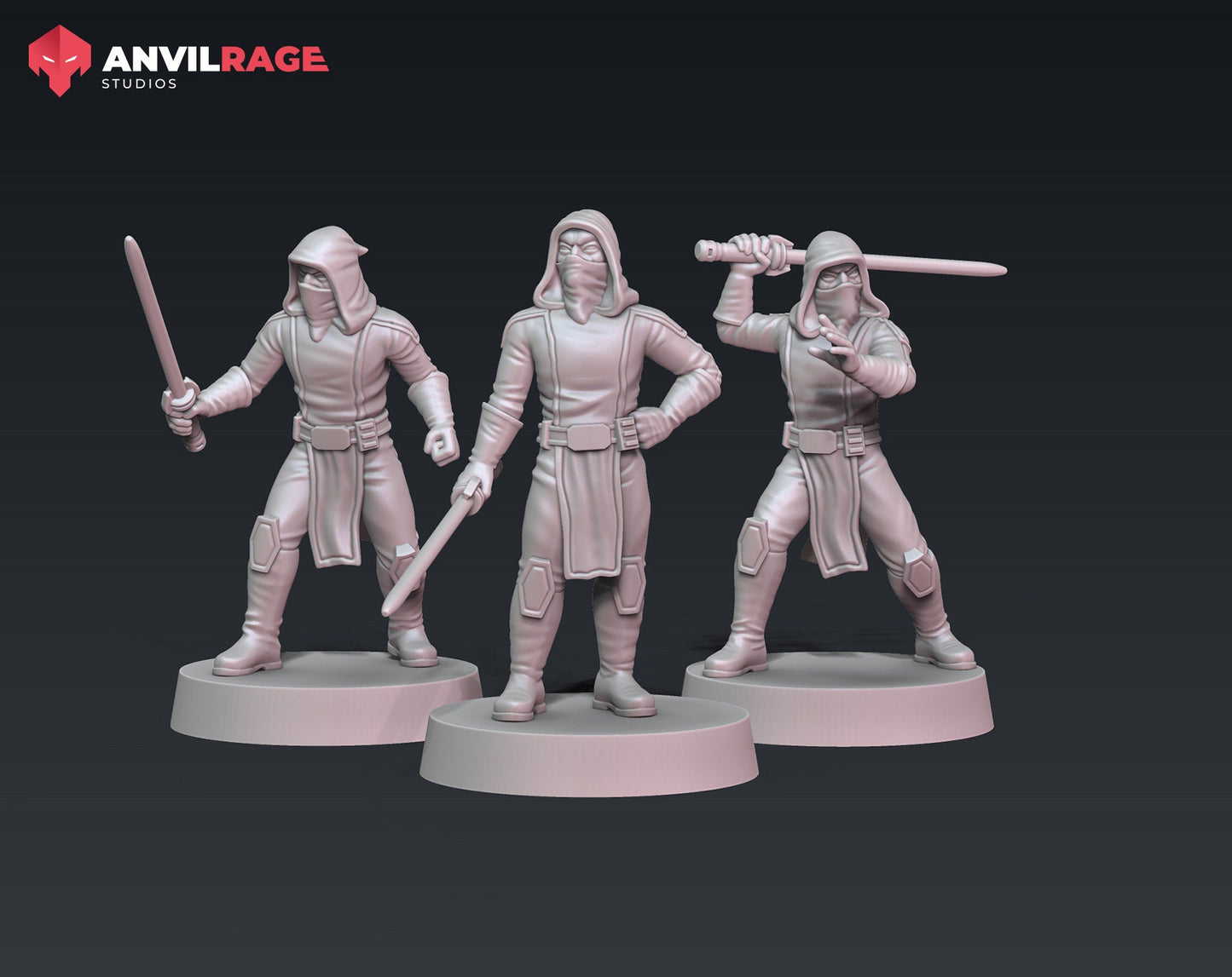 Darkside Acolytes - set of 3 (Sculpted by Anvilrage Studios)