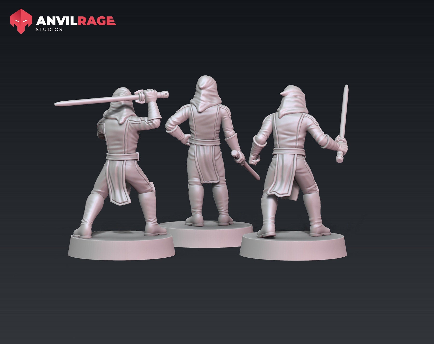 Darkside Acolytes - set of 3 (Sculpted by Anvilrage Studios)