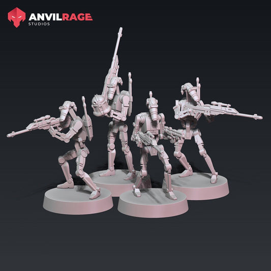 Clanker Snipers - Set of 4 (Sculpted by Anvilrage Studios)