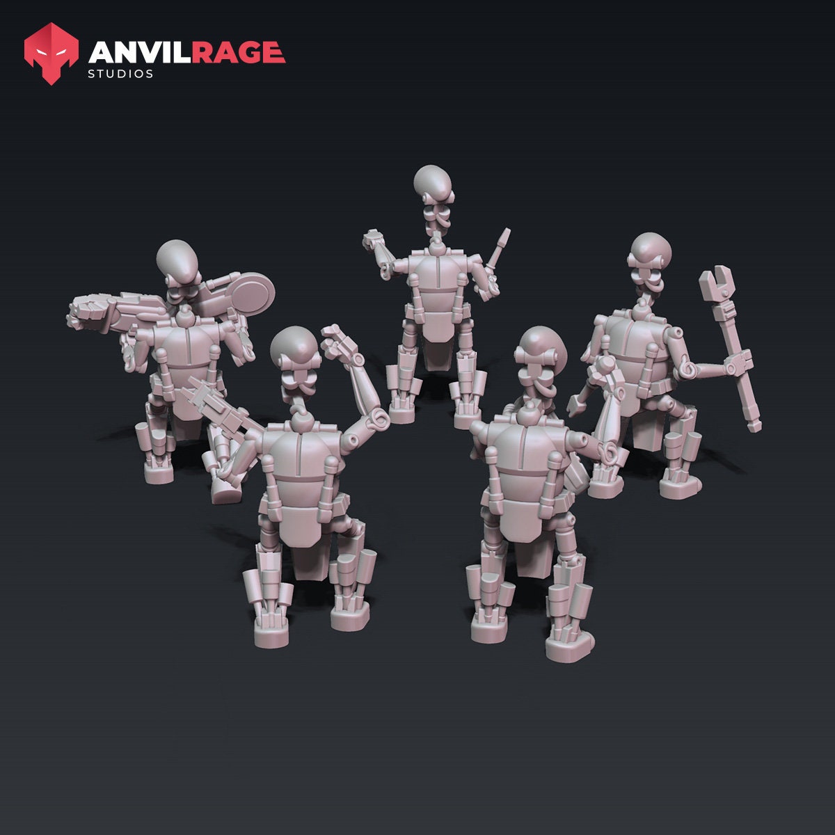 Repair Droids - Set of 5 (Sculpted by Anvilrage Studios)