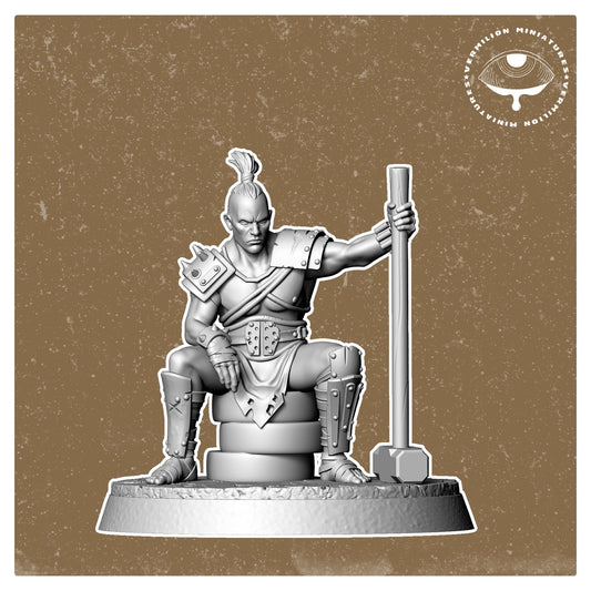 Tribal - Tribal Man 2 (Sculpted by Vermillion Miniatures)