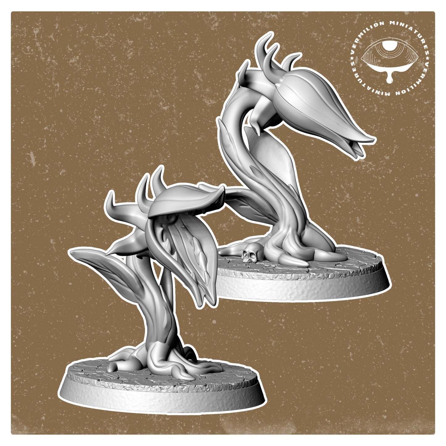 Tribal - Sporeplants - Set of 2 (Sculpted by Vermillion Miniatures)