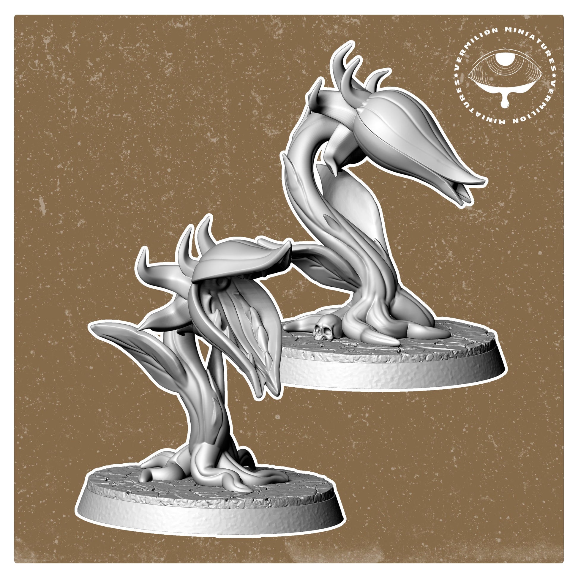 Tribal - Sporeplants - Set of 2 (Sculpted by Vermillion Miniatures)
