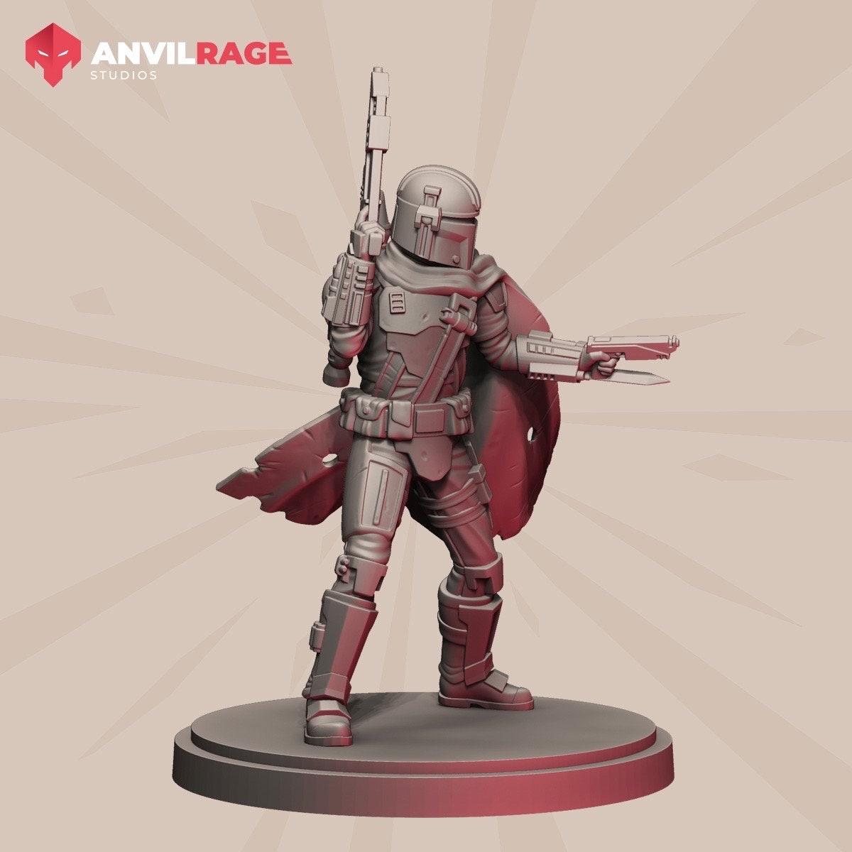 Old Way Mercenary Captain (Sculpted by Anvilrage Studios)