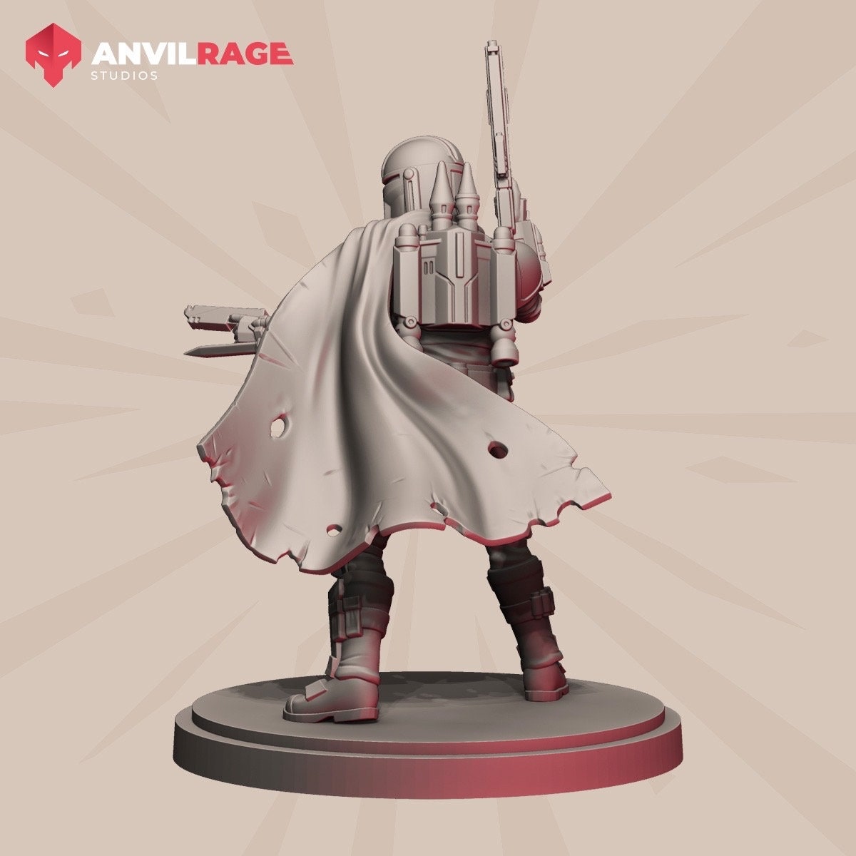 Old Way Mercenary Captain (Sculpted by Anvilrage Studios)