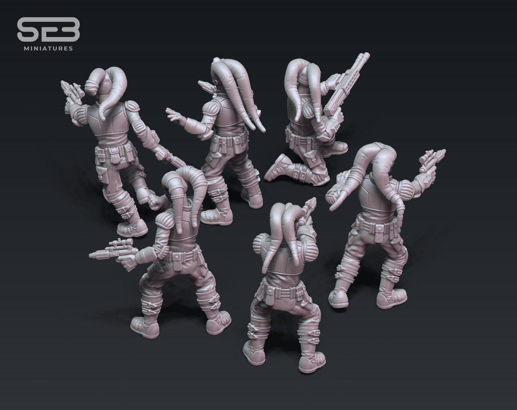 Freedom Fighter Pistoliers - set of 6 (Sculpted by Anvilrage Studios)