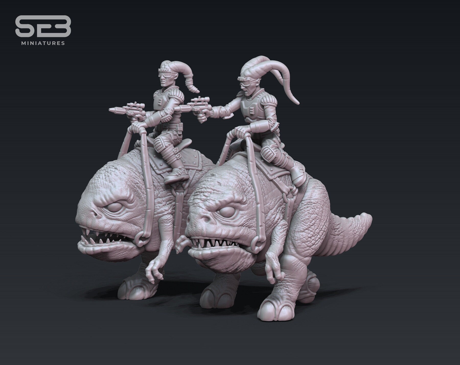 Freedom Fighter Riders - set of 2 (Sculpted by Anvilrage Studios)