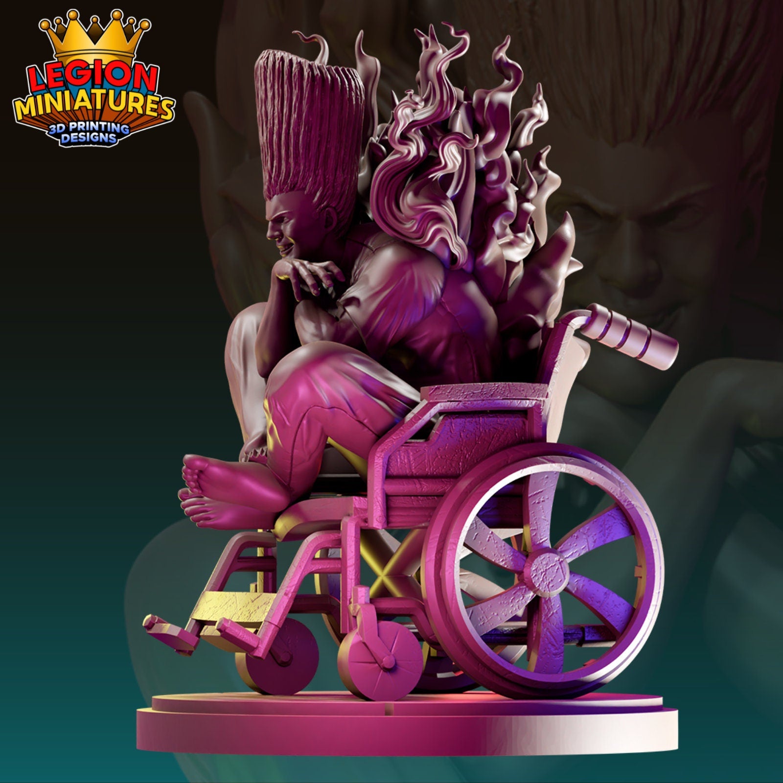 Legion Fan Art 40mm Miniature (Sculpted by Legion Miniatures) (Crisis Protocol Proxy/Alternative)